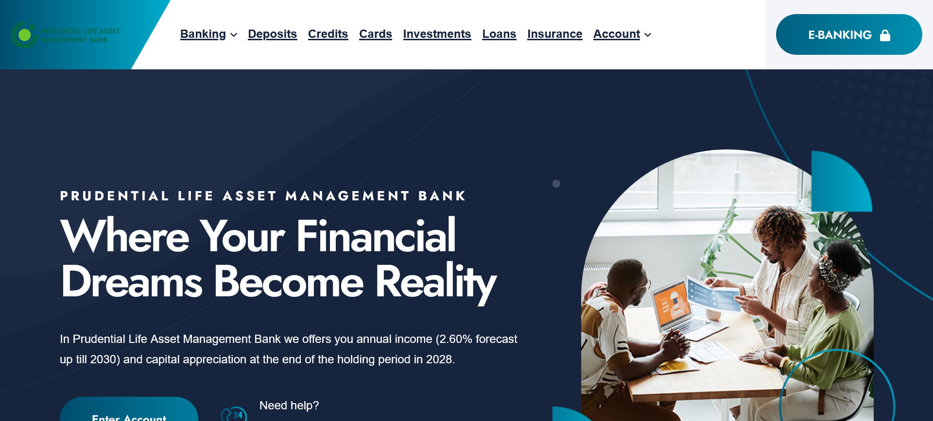 ONLINE BANK WEBSITE AND ITS SOCIAL MEDIA PAGES